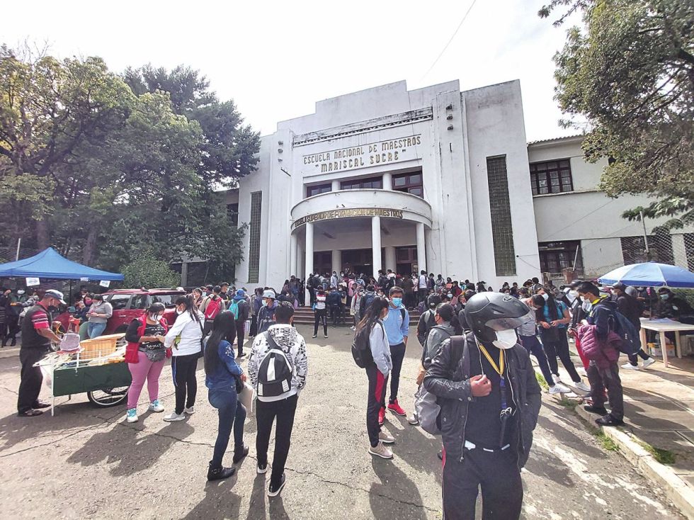 REGISTRO. Ete lunes arranca la matriculación para estudiantes antiguos en la Normal de Sucre.