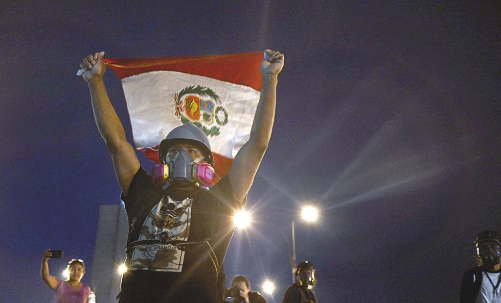 CRISIS. Perú se encuentra en una grave crisis política que hasta el momento dejó unos 60 muertos.