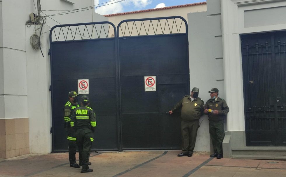 Los delegados de la CIDH ingresaron a la Fiscalía sin contacto con la prensa.