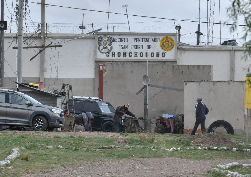 El centro penitenciario de Chonchocoro, donde se encuentra el gobernador Luis Fernando Camacho.