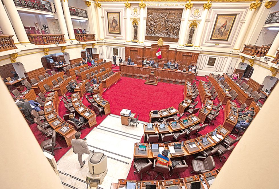 CONGRESO. El pleno del Legislativo peruano sesionó ayer y este jueves volverá a hacerlo.