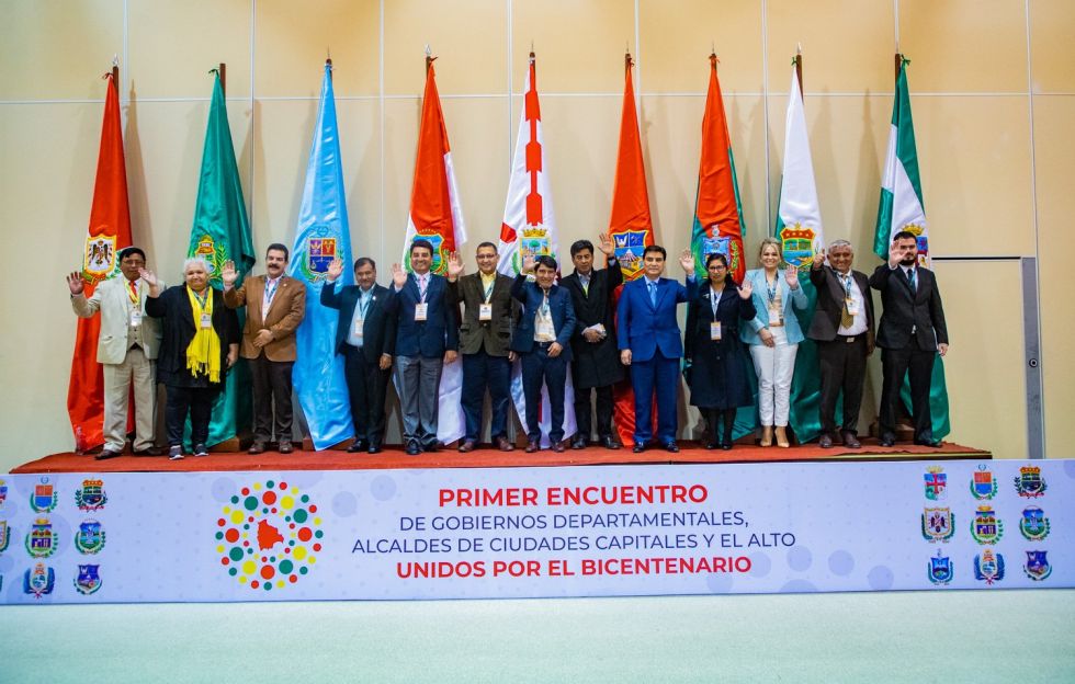CUMBRE. El encuentro de 2022, en Sucre.