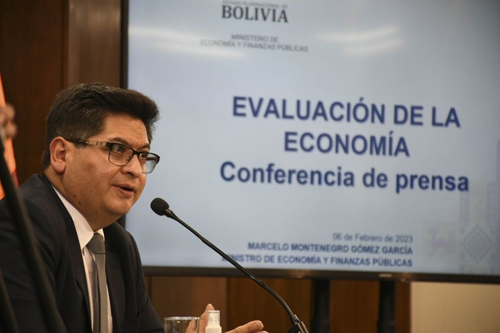 El ministro de Economía y Finanzas Públicas, Marcelo Montenegro, brindó un informe este lunes.