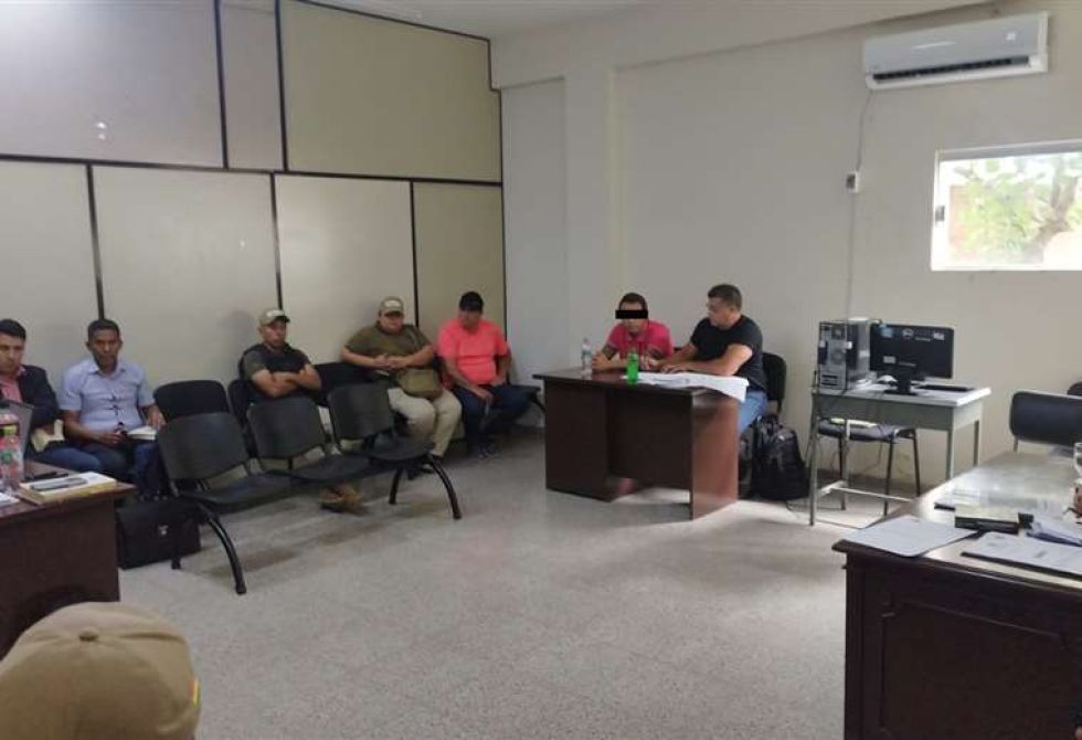 La audiencia celebrada este lunes en el Tribunal Departamental de Justicia de Santa Cruz.