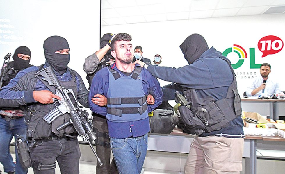CASO. El brasileño Felipe Evaldo Meneses, que el 31 de enero mató su a su escolta en el Hospital de Clínicas y luego se dio a la fuga pero fue recapturado.