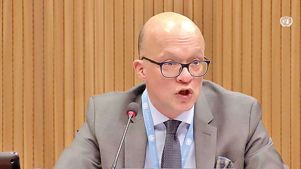 SUIZA. Jan Simon presentó el informe sobre Nicaragua en Ginebra.