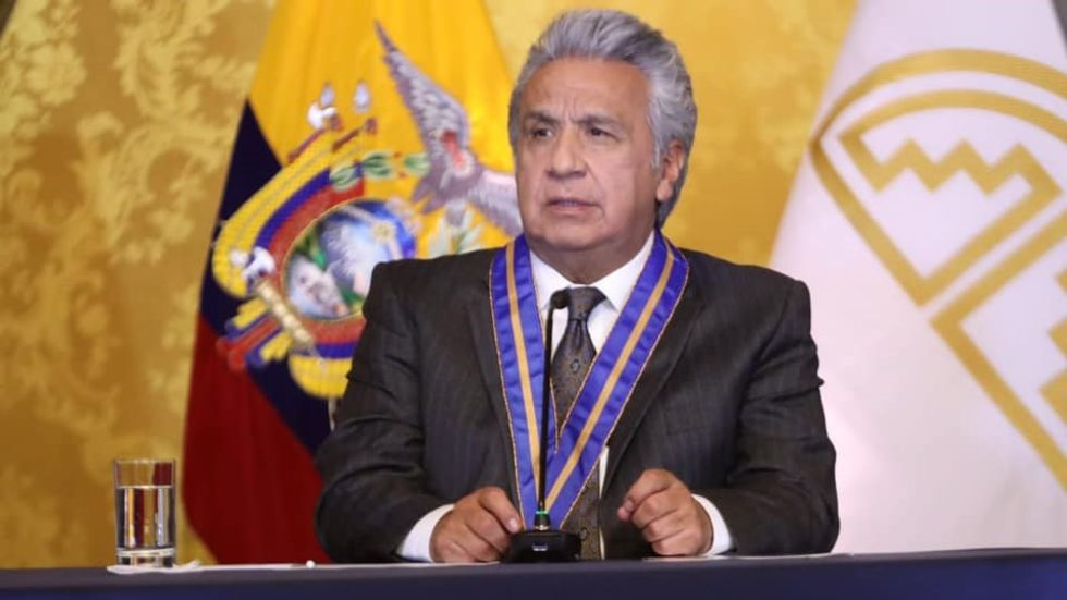 El expresidente de Ecuador, Lenín Moreno. 