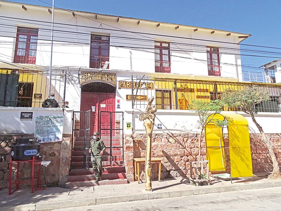 PENAL. La cárcel San Roque en Sucre tiene alrededor de 600 reclusos.