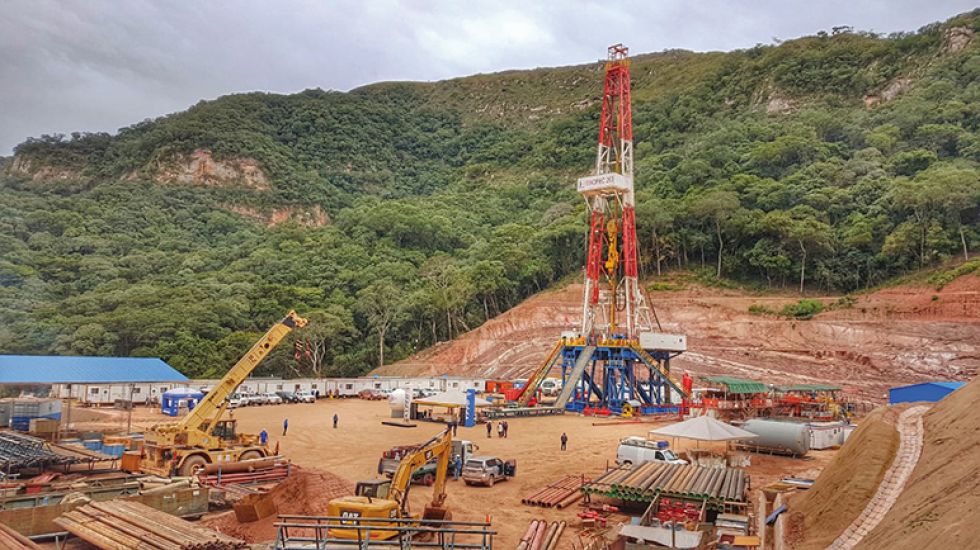 ESPERA. La perforación del pozo Itacaray comenzó en mayo de 2021 en medio de grandes expectativas que hasta ahora no se concretan.