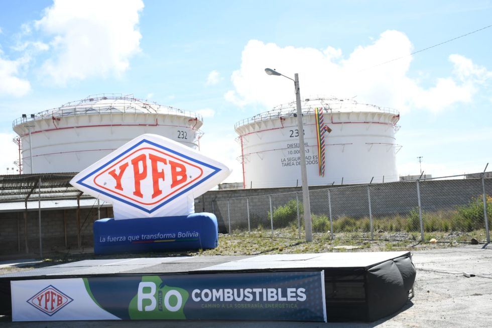 El Gobierno nacional inauguró este lunes la construcción de la Planta de Biodiesel II.