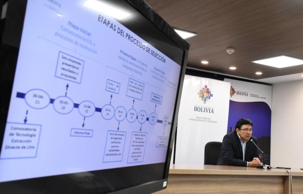 El ministro Franklin Molina, durante la conferencia de prensa de este miércoles.