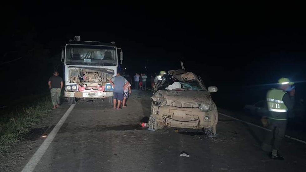 El hecho ocurrió a las 21:00, aproximadamente, a 15 kilómetros de la capital beniana.