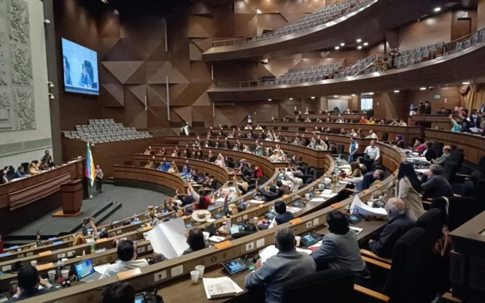 La sesión plenaria de la ALP que aprobó el reglamento y convocatoria de las Elecciones Judiciales.
