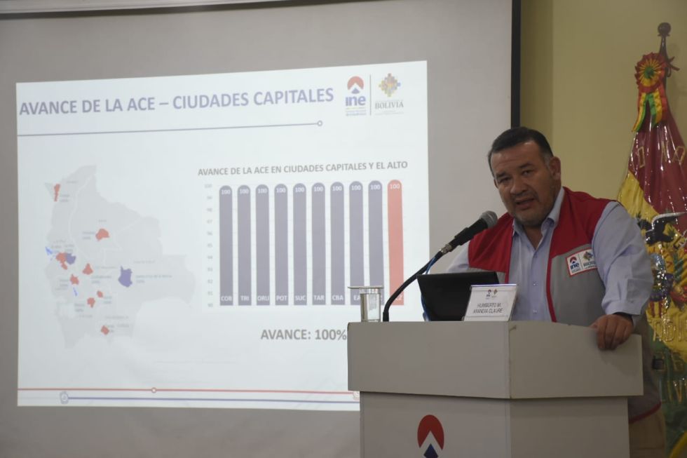 El director ejecutivo del Instituto Nacional de Estadística (INE), Humberto Arandia.