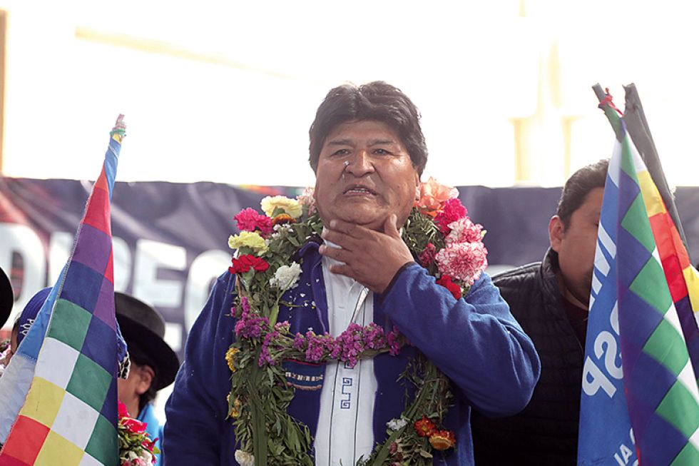 LÍDER. El expresidente es señalado como el principal responsable de la división en su partido.