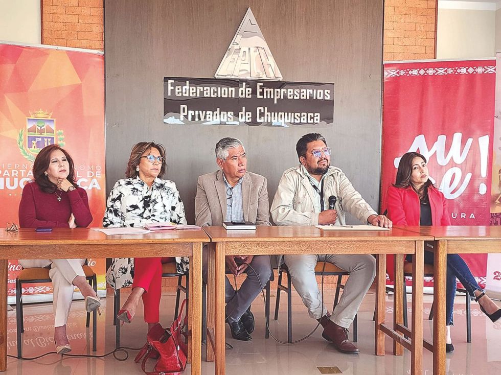 ACTO. La presentación de los resultados de la campaña turística Sucre Mi Locura, ayer.