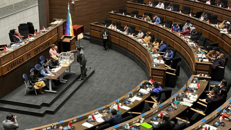 La votación en la Cámara de Diputados para la aprobación en grande de la Ley del Oro.