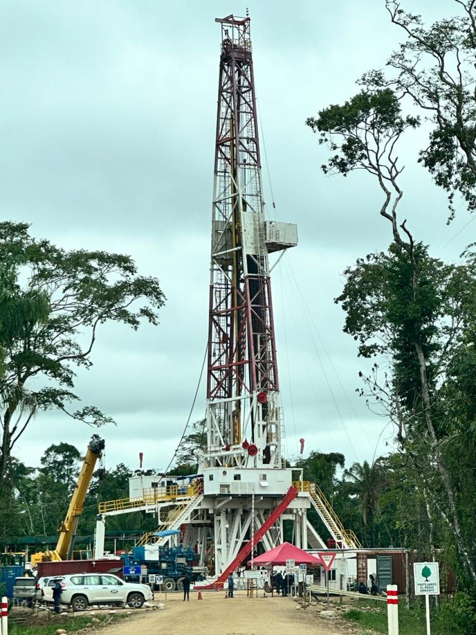 El pozo Yope-X1 en el municipio cruceño de Yapacaní.