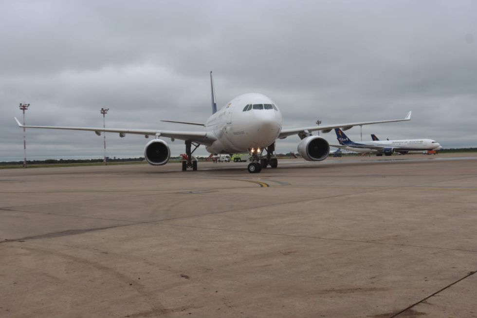 La presentación de los nuevos aviones de BoA. Foto: Comunicación del Estado