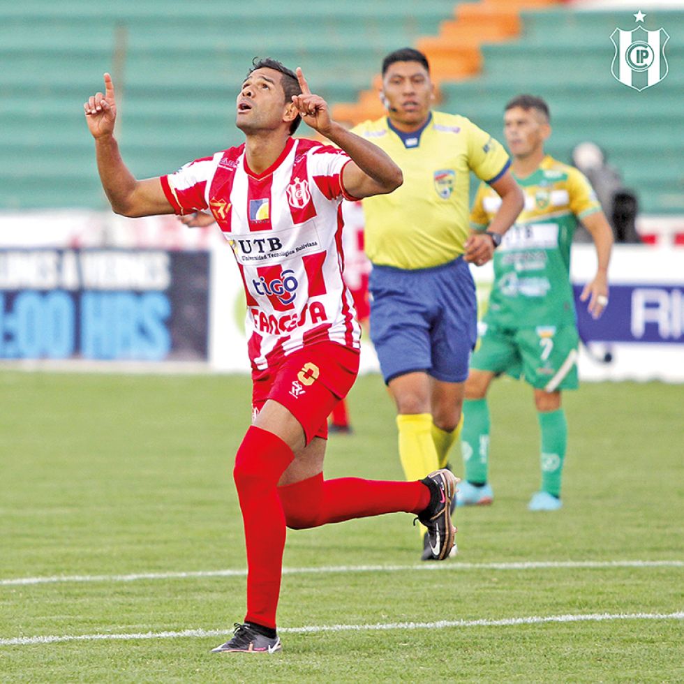 El colombiano es el goleador del club albirrojo en la presente temporada.
