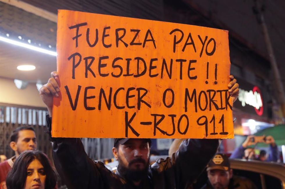 Movilizaciones en Paraguay tras la detención del excandidato Paraguayo Cubas. 