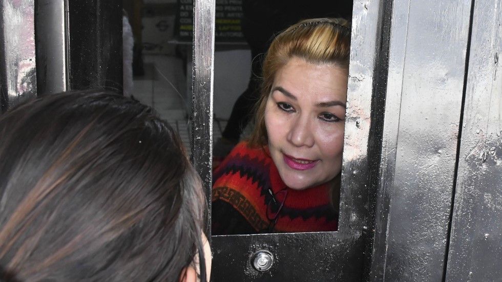 La expresidenta Jeanine Áñez. 