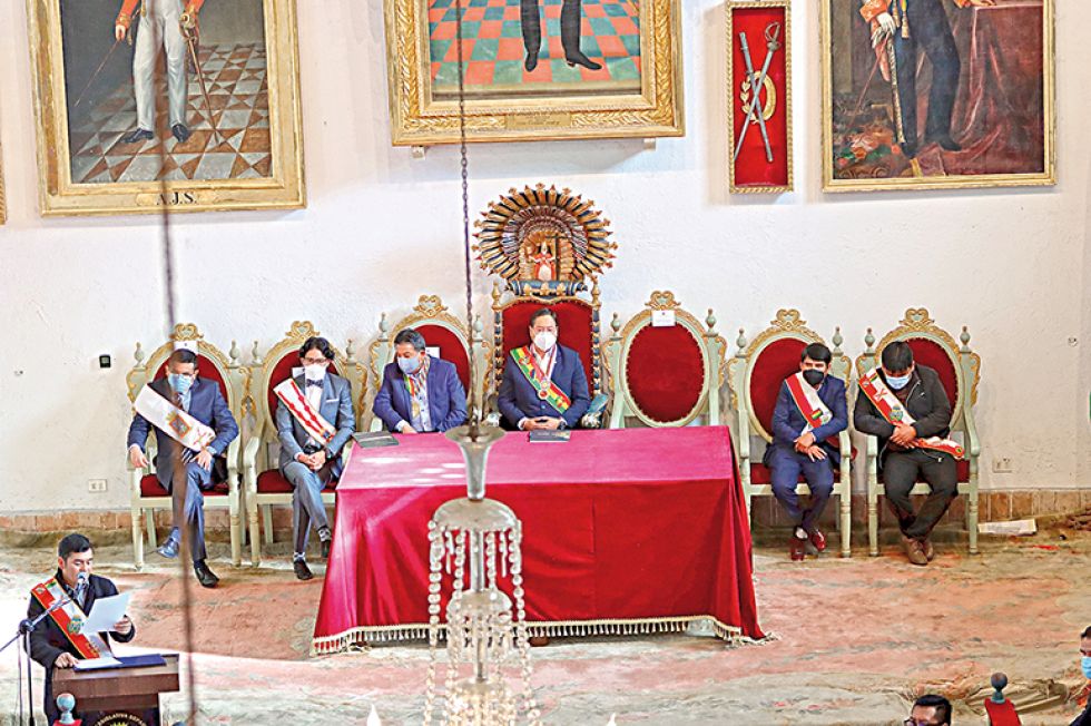 ACTO. Una imagen de la Sesión de Honor del año pasado, en la Casa de la Libertad.