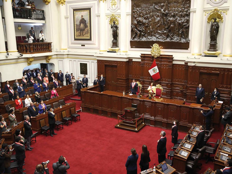 DECISIÓN. El congreso peruano votó por mayoría por el rechazo a las declaraciones de AMLO.