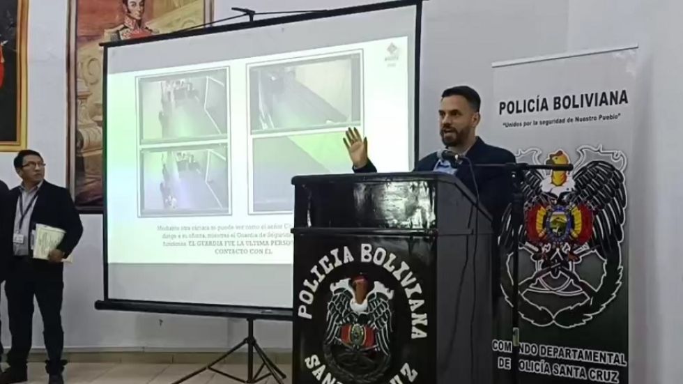 El ministro de Gobierno, Eduardo del Castillo, brindó este martes una conferencia de prensa.