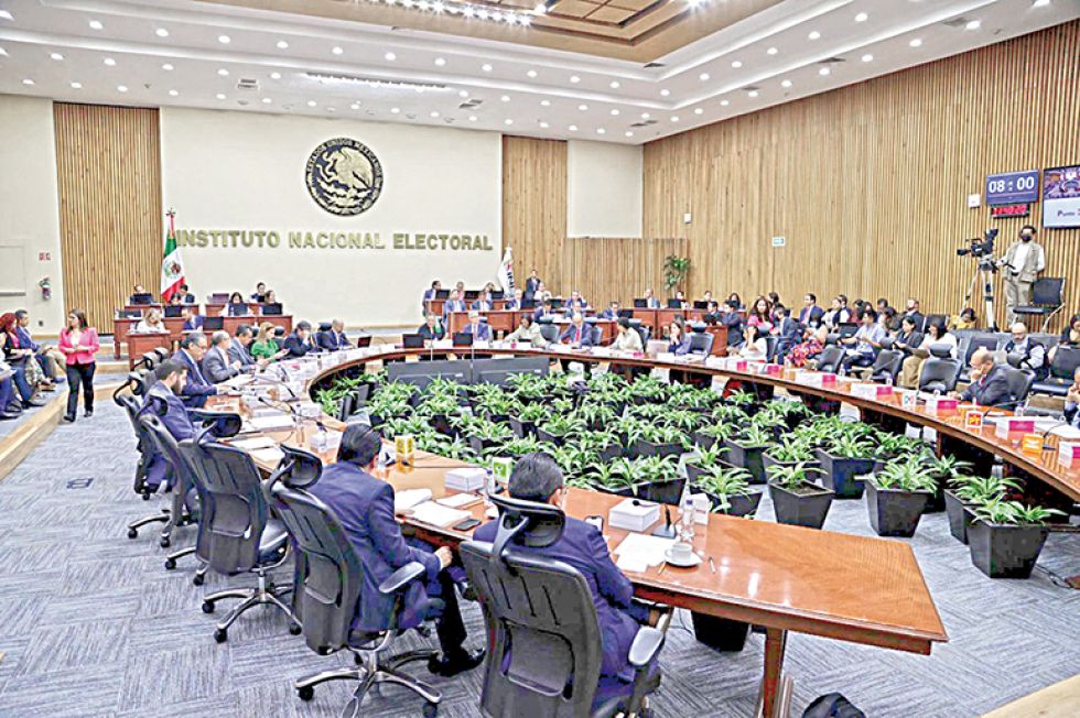 VOTACIÓN. El Consejo General del Instituto Nacional Electoral, alista el proceso de elecciones.