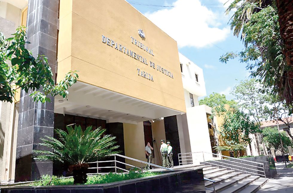 PROCESO. El caso se ventila en un juzgado del Tribunal Departamental de Justicia de Tarija.