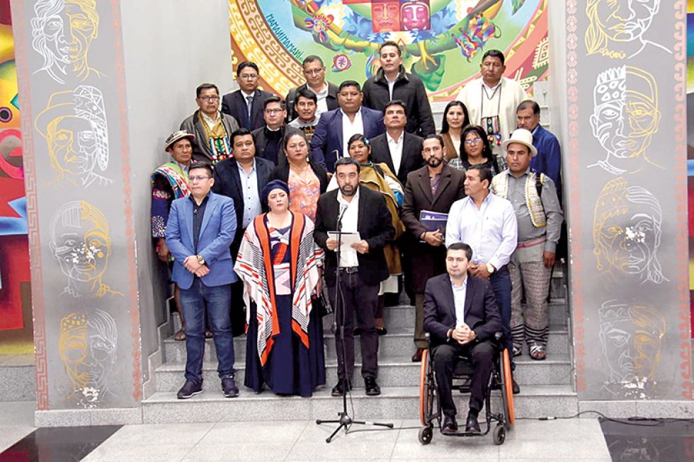 REUNIÓN. Los participantes en La Paz.
