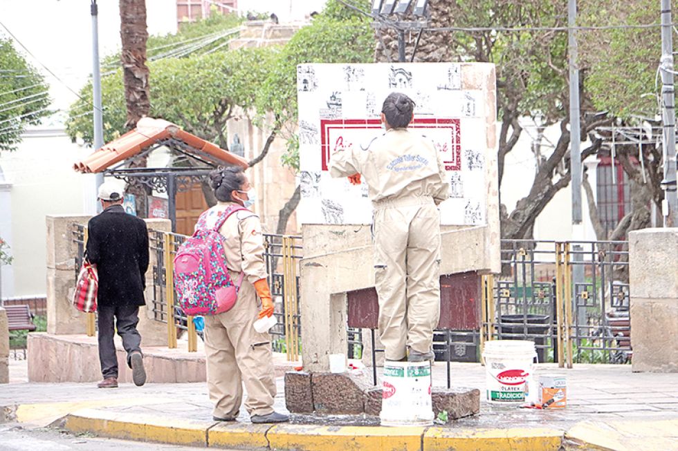 RESTAURACIÓN. La Escuela Taller intervino más de 100 edificios patrimoniales de Sucre.