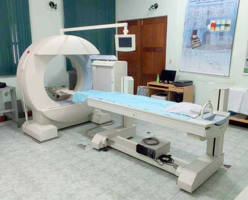 EQUIPO. El Spect-CT del Instituto de Medicina Nuclear dependiente de San Francisco Xavier.