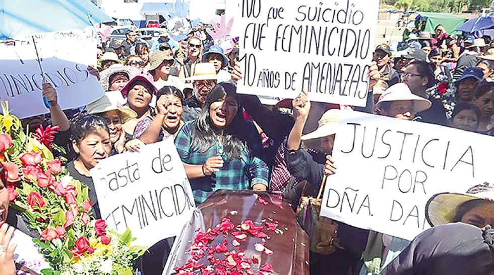 PROTESTAS. La denuncias por casos de violencia contra las mujeres se incrementan en el país.