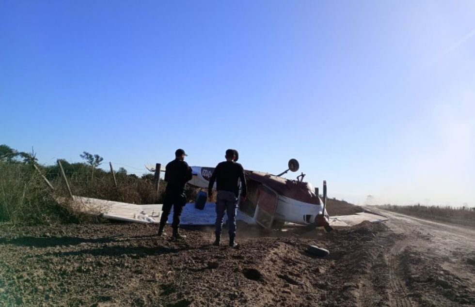 La avioneta con matrícula boliviana en la provincia del Chaco de Argentina.