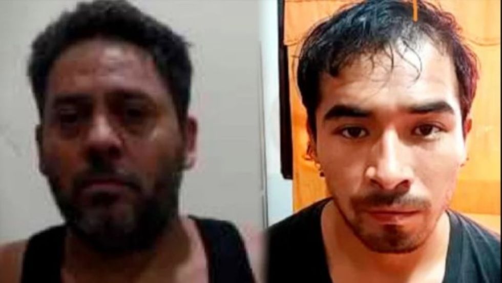 El brasileño Aparecido Alves Da Silva (i) y el boliviano Juan Diego Velarde Álvarez se dieron a la fuga.