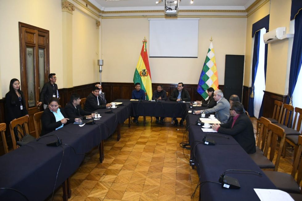 Este martes se reunieron David Choquehuanca, presidentes de las cámaras y jefes de bancadas.