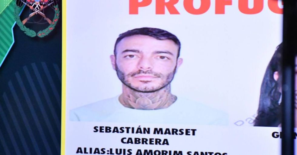 Fotografía de búsqueda del narcotraficante Sebastián Marset Cabrera, alias Luis Amorim Santos.