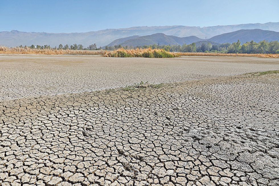 Así se veía la laguna Alalay de Cochabamba en agosto.