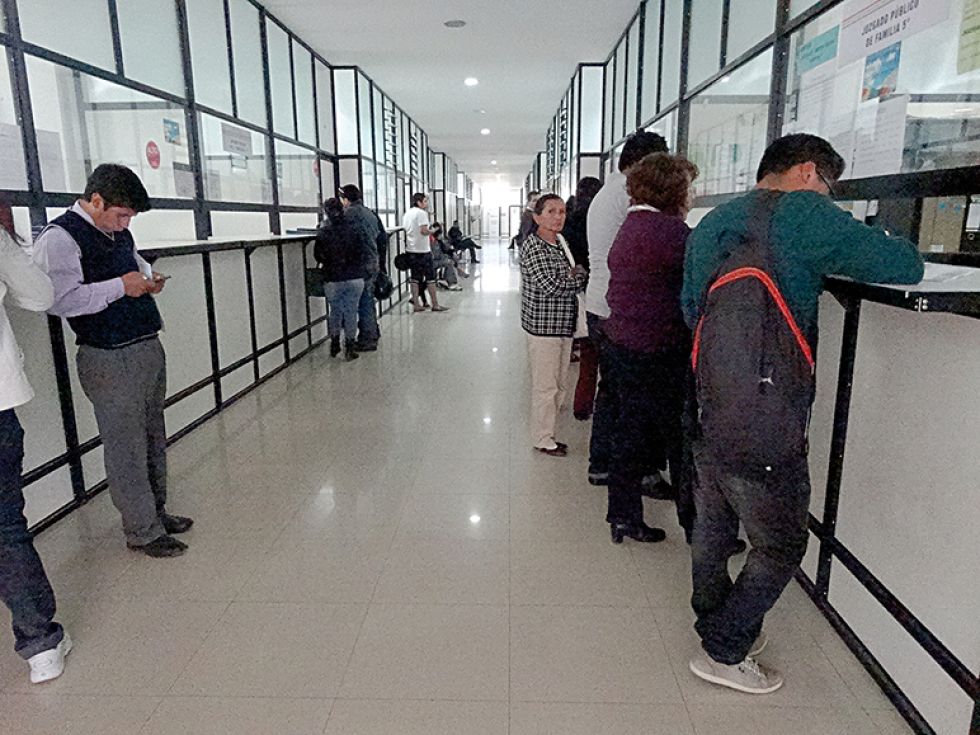 JUICIOS. Los juzgados en materia Civil y Comercial en el Tribunal Departamental de Justicia.