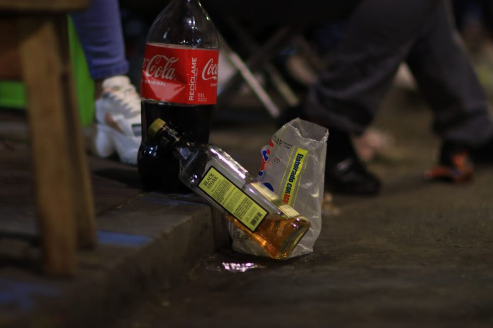 El consumo de alcohol provocó desmanes en varios sectores de la Entrada Folclórica de la Virgen de Guadalupe.