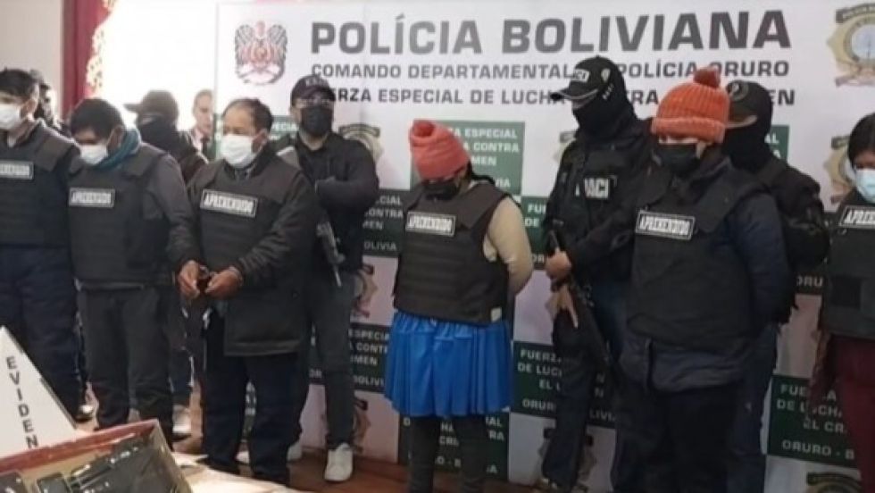 La jornada pasada, la Policía Boliviana desmanteló una organización criminal posiblemente vinculada al Tren de Aragua.