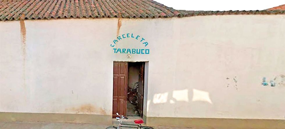 UBICACIÓN. La Carceleta de Tarabuco, una de cuatro que hay en provincias de Chuquisaca.
