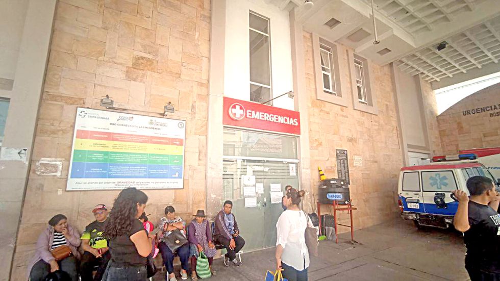 URGENCIAS. El hospital Santa Bárbara.
