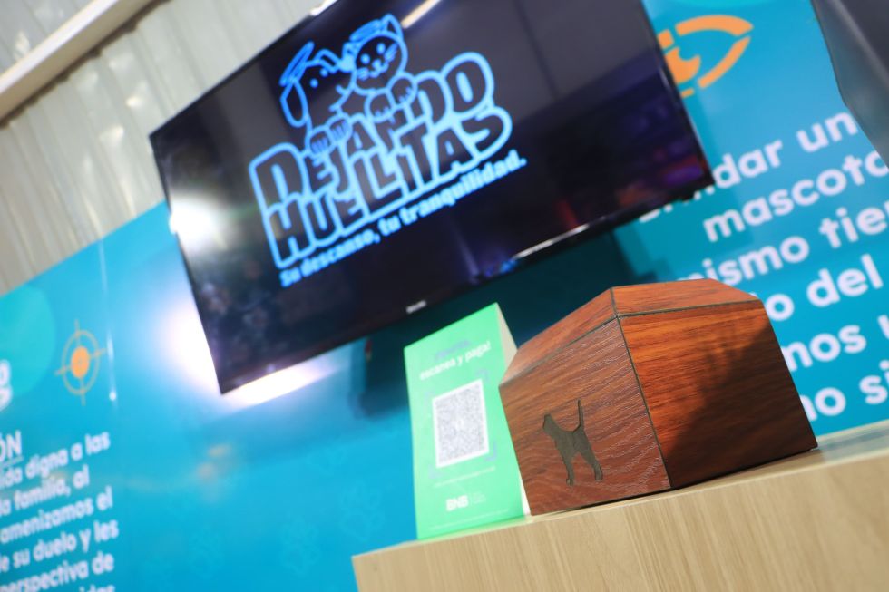 El stand de Dejando Huellitas en la Fexpo Sucre 2023. 