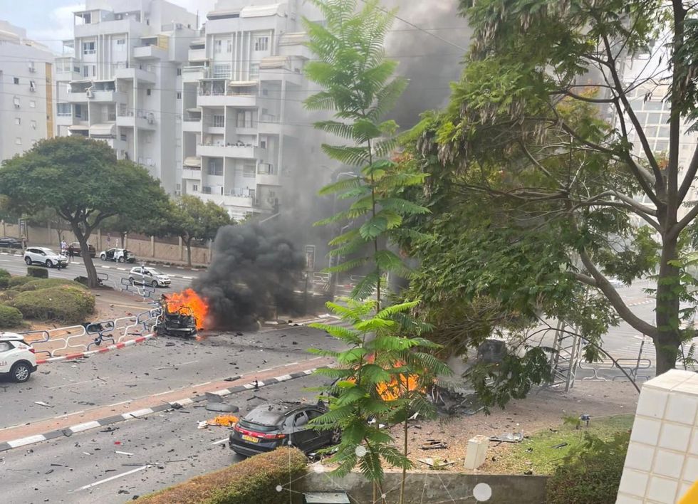 TESTIMONIO. Imagen del ataque a la ciudad de Ashdod perpetrado por los islamistas de Hamás.