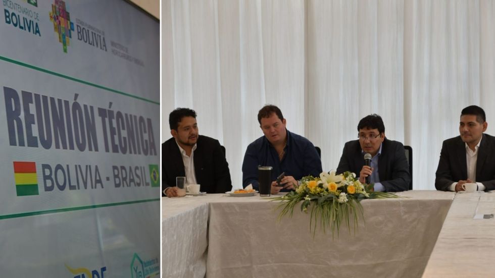 La reunión entre autoridades bolivianas y representante de Petrobras en Santa Cruz