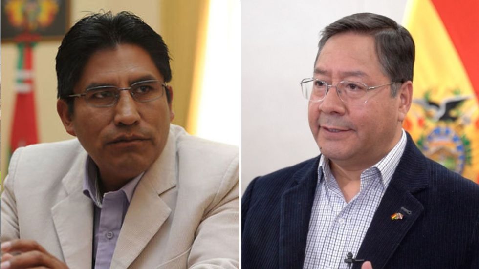 Féliz Patzi (i) y Luis Arce fueron ministros durante el gobierno de Evo Morales.