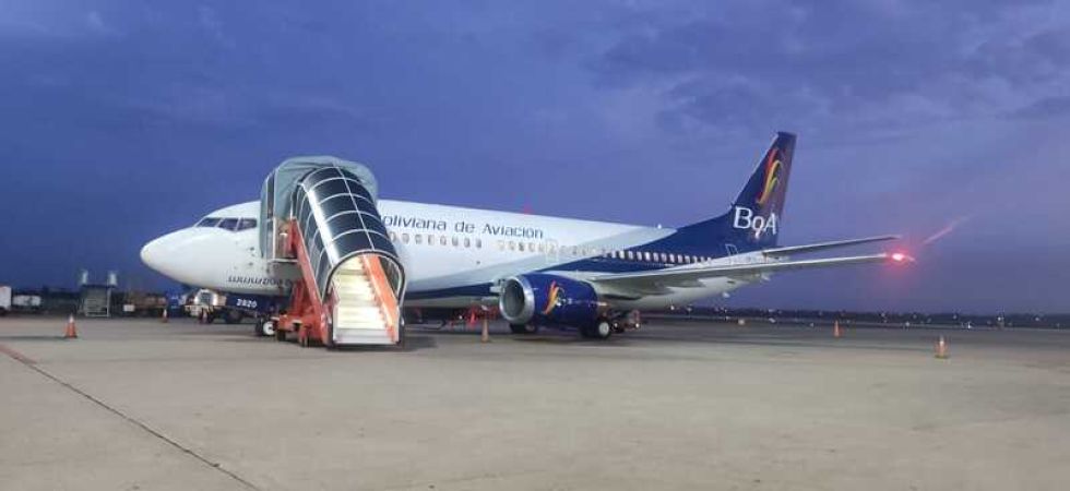 Uno de los aviones de la estatal BoA.